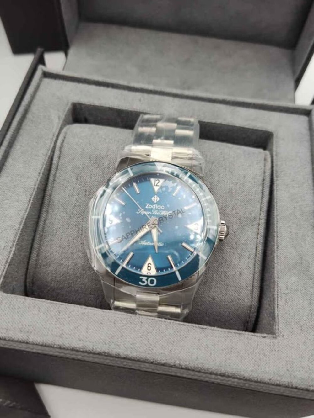 Zodiac Super Sea Wolf Diver Automatic Authentic Z0921 New Never Worn
